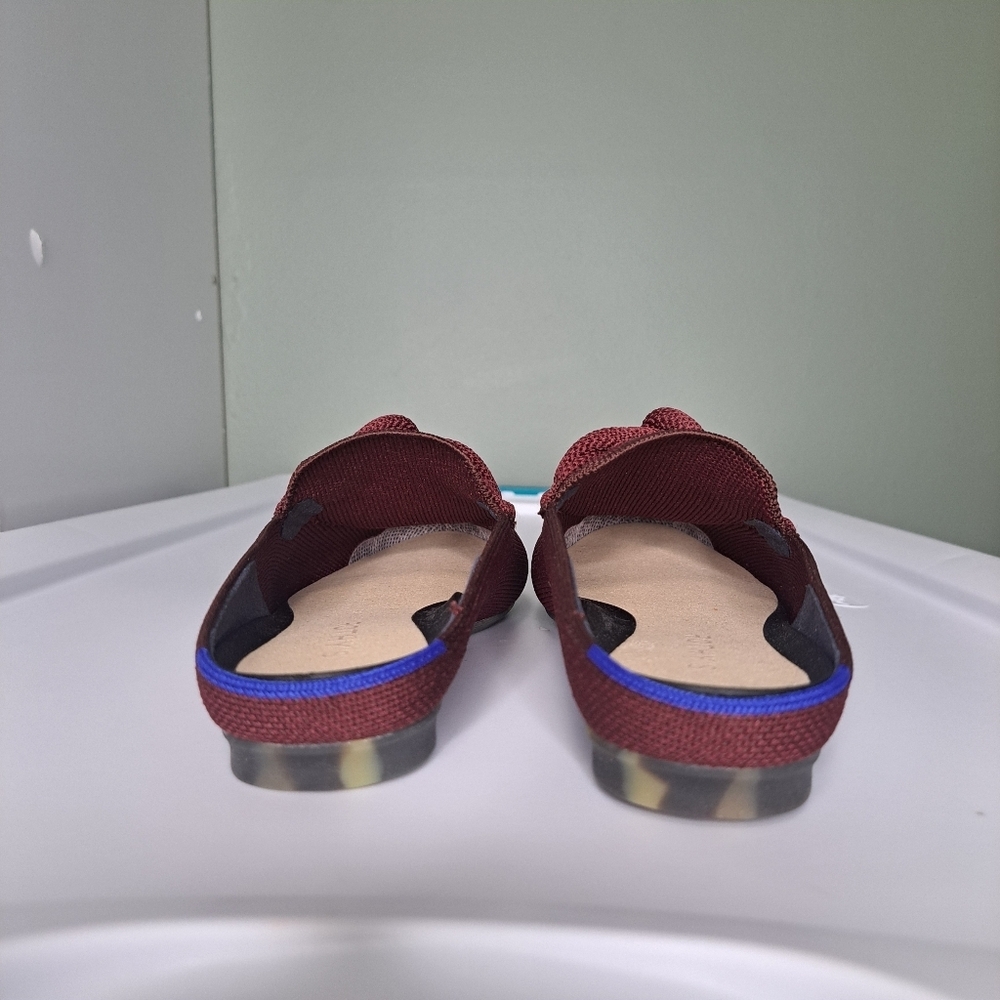 Rothy's The Loafer Mule Auburn Syrah 5 NWOT - Picture 8 of 14